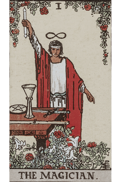 the magician tarot card