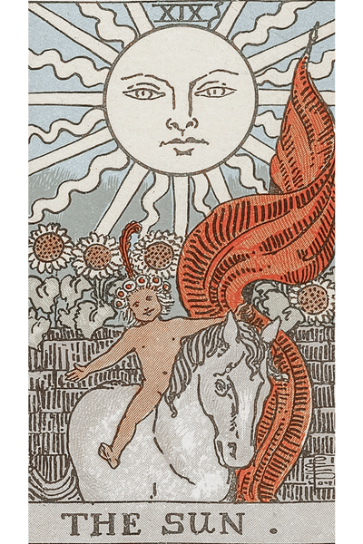 the sun tarot card