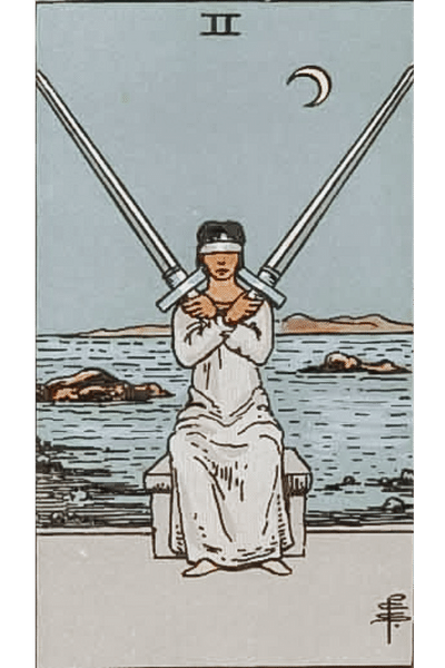 Two of Swords tarot card